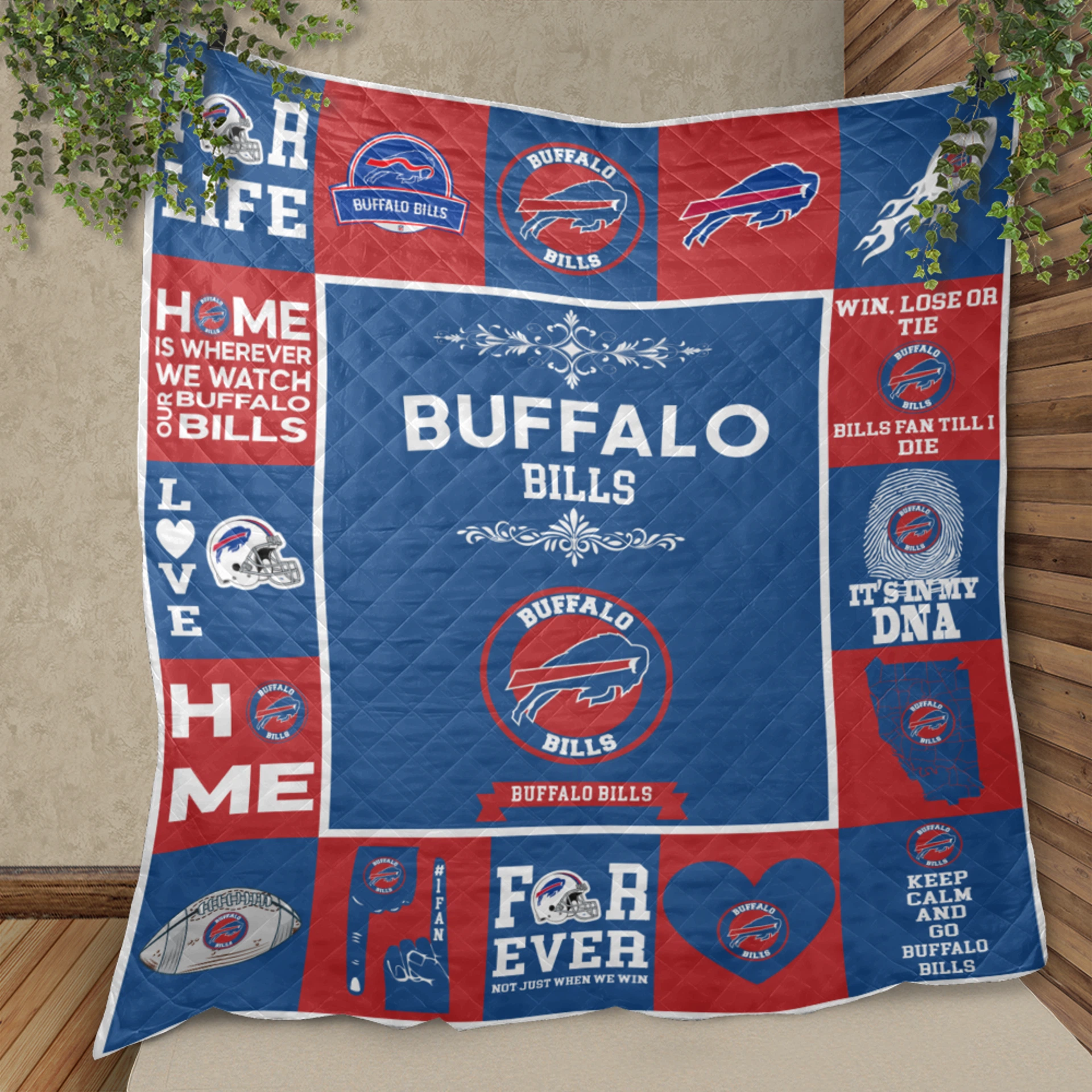 Buffalo Bills Fan Pride Quilt Blanket - Image 2